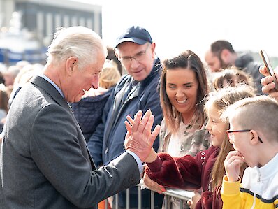 Prince Charles formally opens new fish market